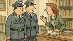 Dowcip: Dwóch milicjantów wchodzi do księgarni…