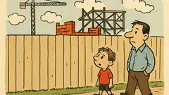 Dowcip: Tato, czemu budowę ogrodzili?